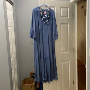 Chico’s maxi dress, worn 1 time/dry cleaned. Size 2.